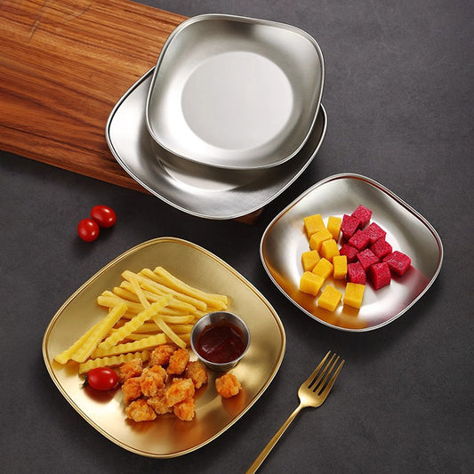 Yurtrain Japanese Style Square Dessert Tray Restaurant Hotel Sushi Food Serving Dinner Plate Japanese Style Dinnerware