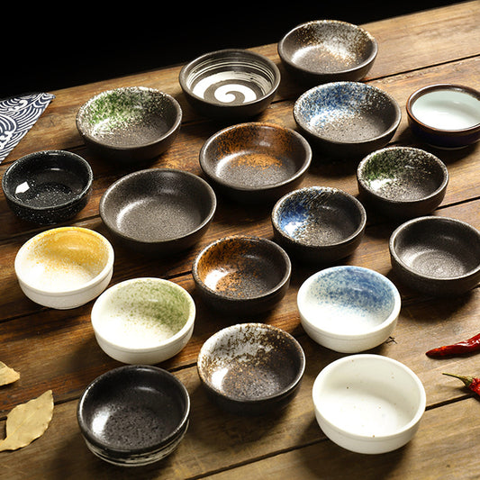 Yurtrain Wholesale Japanese Style Frost Porcelain Ceramic Bowl Plate Sushi Soy Dish Customized Logo Camping Home Party Kitchen No reviews yet