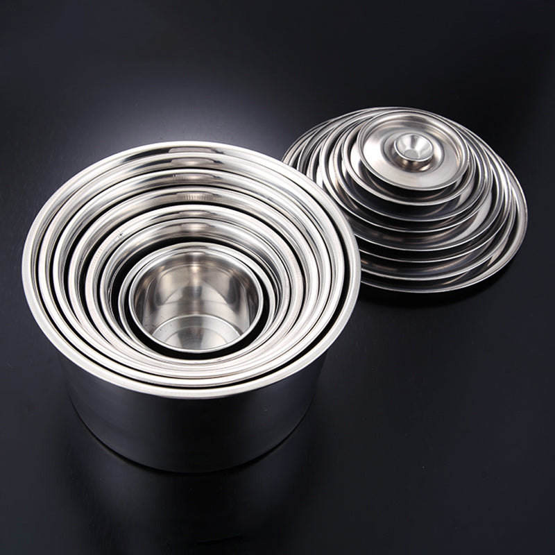 Yurtrain Hot Selling Thickened Stainless Steel Spice Bowl with Lid Spice Container for Kitchen Household