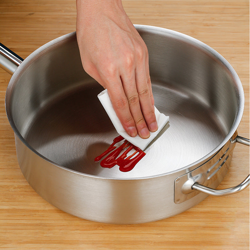 Yurtrain Professional Cookware Nonstick Saucepan Stainless Steel Cooking Milk Pot Frying Induction Sauce Pan With Cover