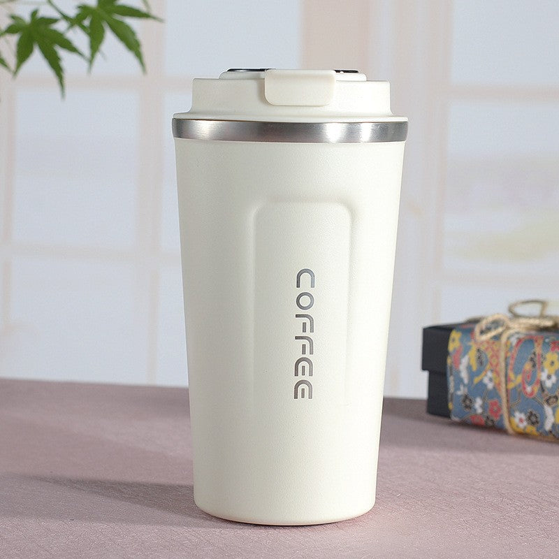 Yurtrain 304 Stainless Steel Vacuum Car Portable Coffee Insulated Cup Tumbler with LED Intelligent Temperature Measurement