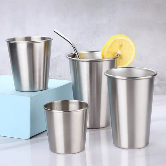 Yurtrain Stainless Steel Coffee Mug Cups Tumbler Stainless Steel Espresso Cup Stainless Steel Water Cup Beer Mug