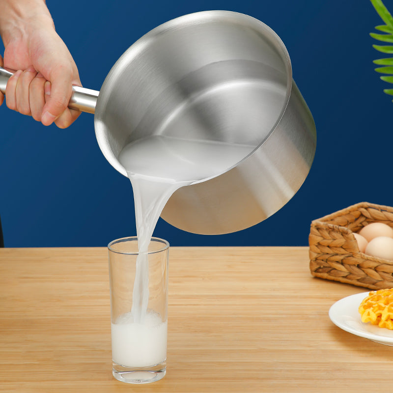 Yurtrain Professional Cookware Nonstick Saucepan Stainless Steel Cooking Milk Pot Frying Induction Sauce Pan With Cover