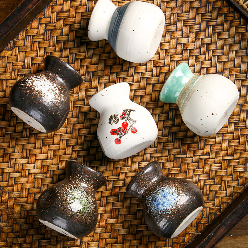 Japanese Restaurant Ceramic Toothpick Box for Hotels & Restaurants Table Ornaments for Cotton Swab & Toothpick Storage