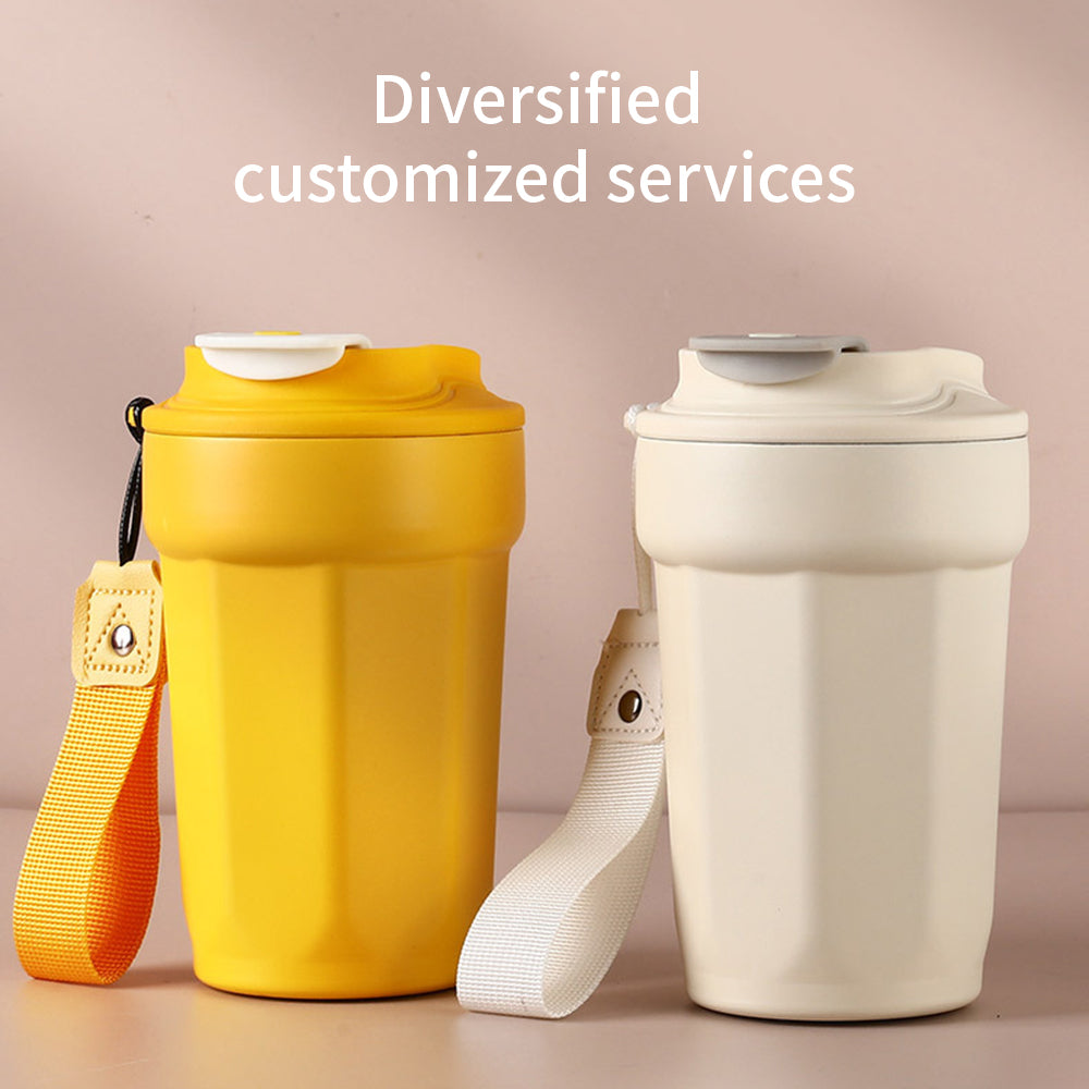 Yurtrain Custom Reusable Double Wall Vacuum Tumbler Cup Stainless Steel Insulated Travel Coffee Thermal Mug with Lid