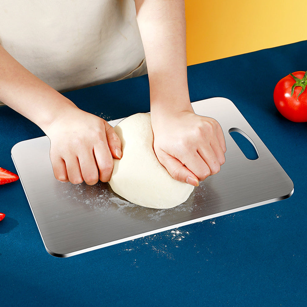 Easy Clean Eco-Friendly Dishwasher Safe 2.0cm Thick Double Sided 100% Pure Titanium Rectangle Chopping Block Cutting Board Set