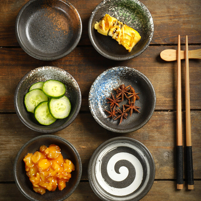 Yurtrain Wholesale Japanese Style Frost Porcelain Ceramic Bowl Plate Sushi Soy Dish Customized Logo Camping Home Party Kitchen No reviews yet