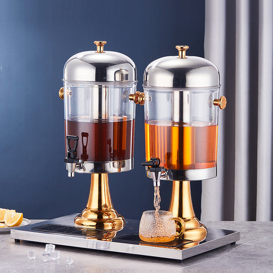 Yurtrain Hotel Catering Banquet Party Stainless Steel 8L Self-service Cold Drink Machine Water Beverage Juice Dispensers