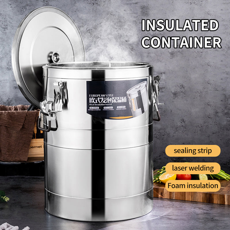 Factory Direct Sales High Quality Modern Commercial Restaurant Kitchen Stainless Steel Bottom Bucket Soup Cooking Pot