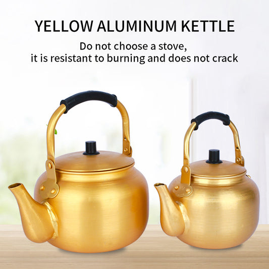 Yurtrain Korean Design Aluminum Alloy Kettle Large Capacity Multi-size Gas Eco-Friendly Lightweight Teapot