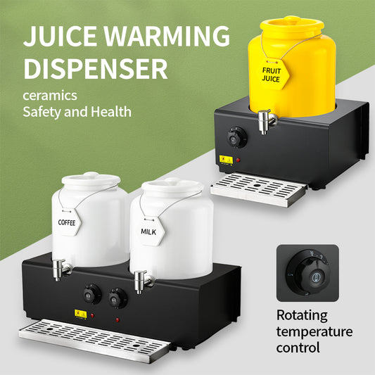 Yurtrain Commercial Electric Hot Milk Dispenser Machine Ceramics Drink Dispenser for Hotel Restaurant & Hospitality Supply