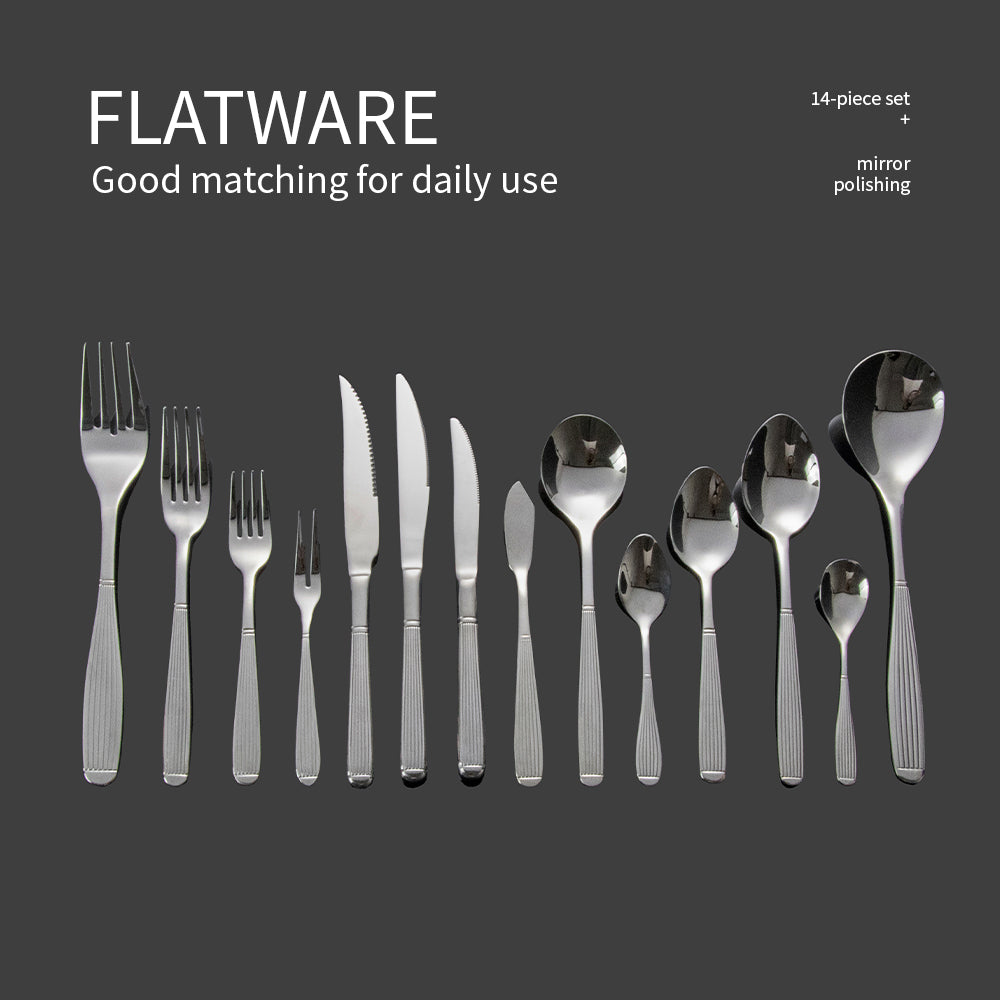 Yurtrain Art Decor Mirror Forks Spoons Metal Teaspoons Coffee Spoon Set Stainless Steel Flatware Wedding Cutlery Dishwasher