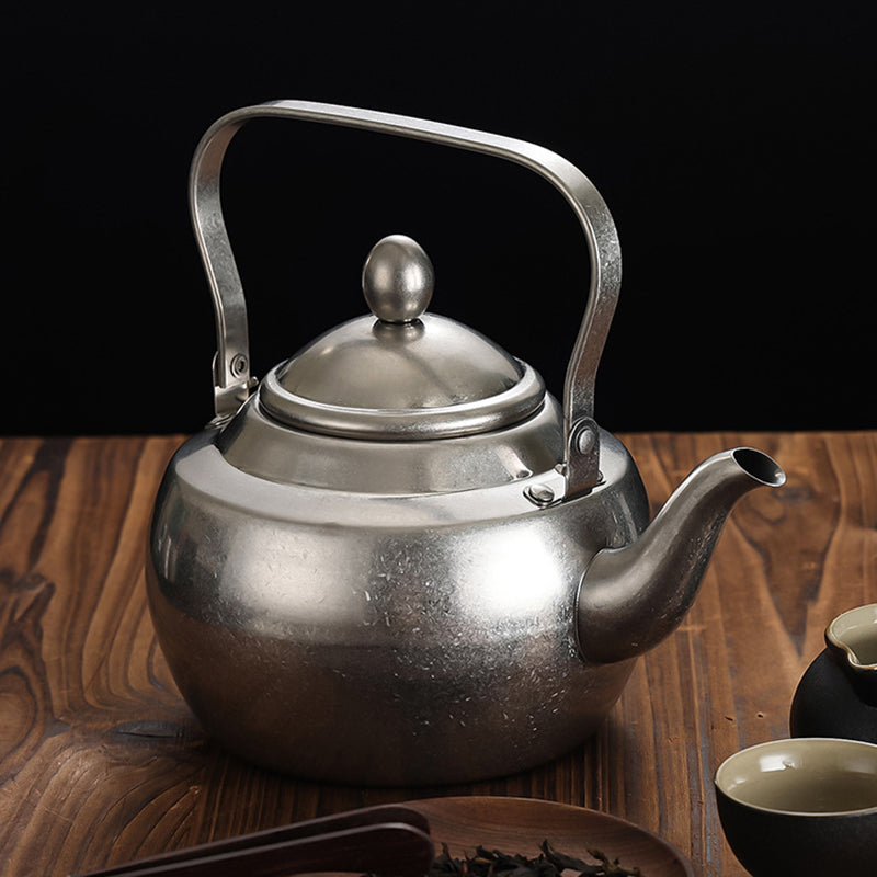 Yurtrain Korean Design Stainless Steel Lightweight Eco-Friendly Teapot Hand Washing Pot with Kung Fu Tea Set for Coffee & Tea