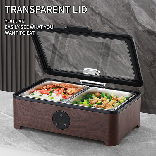 Yurtrain Modern Stainless Steel Electric Buffet Chafing Dish Digital Touch Control Restaurant Warmer Warming Holding Equipment