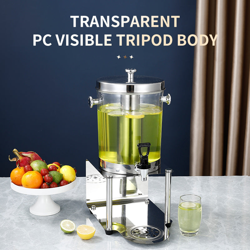 Yurtrain Summer Refrigerated Cold Buffet Beer Juice Drink Dispenser Machine Milk Juicer Dispenser Cold for Catering Material