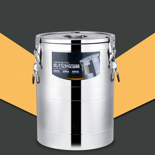 Factory Direct Sales High Quality Modern Commercial Restaurant Kitchen Stainless Steel Bottom Bucket Soup Cooking Pot