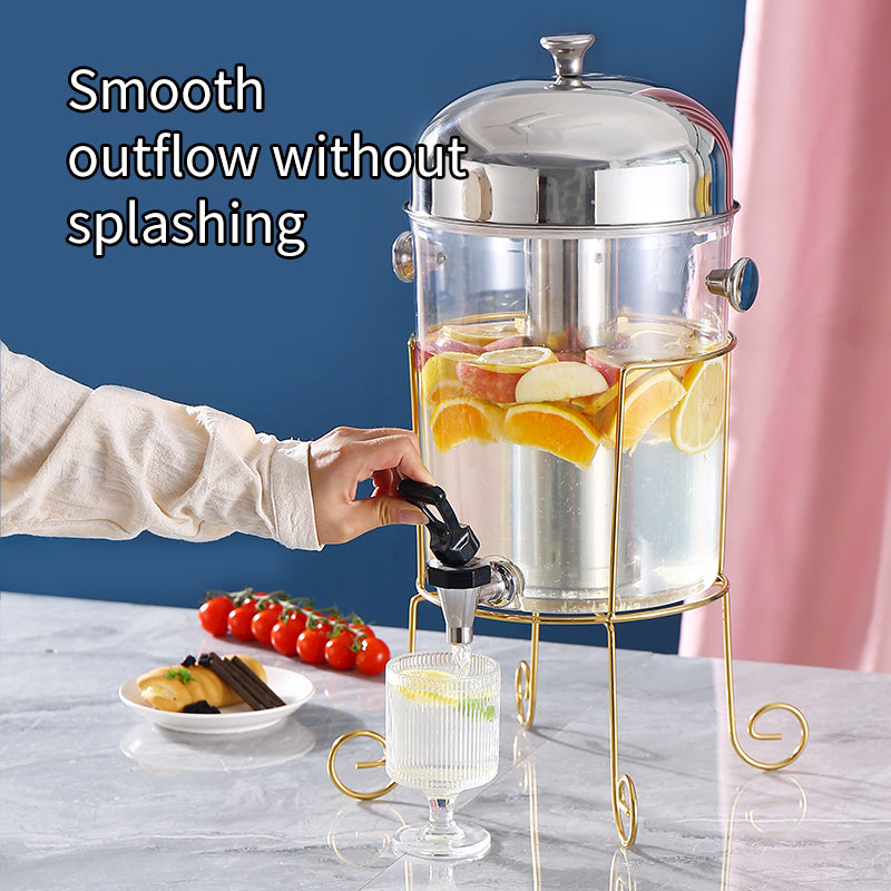 Yurtrain Commercial Juice Dispenser Machine Fruit Juice Drink Dispensers for Buffet Catering Wedding Party