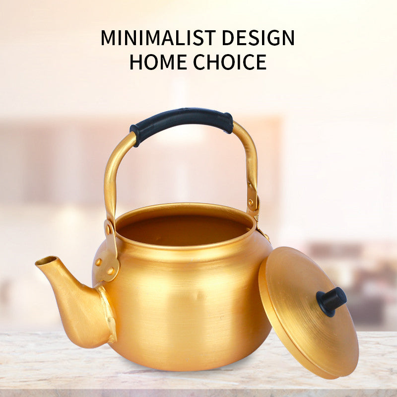 Yurtrain Korean Design Aluminum Alloy Kettle Large Capacity Multi-size Gas Eco-Friendly Lightweight Teapot