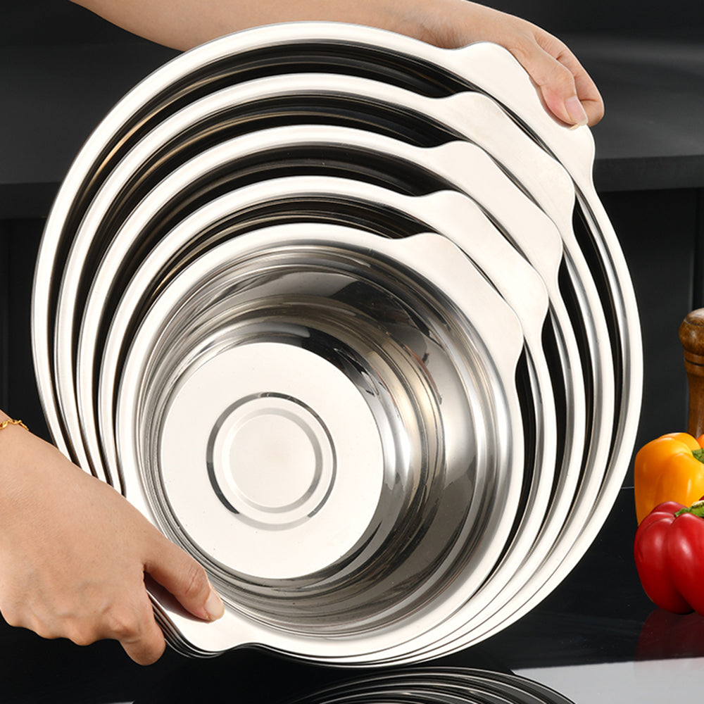 Yurtrain Stainless Steel Kitchen Supplies Hotel & Restaurant Tableware Sets Fruit Vegetable Colanders Bowl Strainers