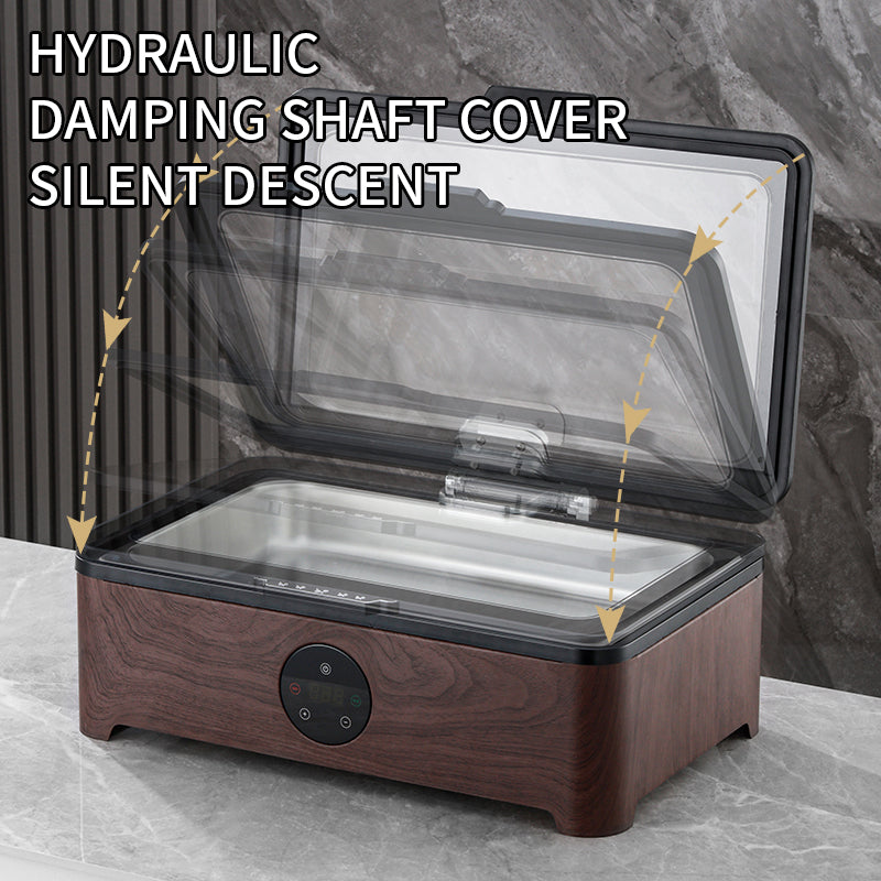 Yurtrain Modern Stainless Steel Electric Buffet Chafing Dish Digital Touch Control Restaurant Warmer Warming Holding Equipment