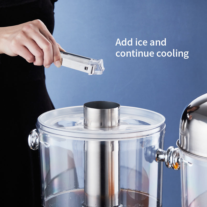 Yurtrain Hotel Catering Banquet Party Stainless Steel 8L Self-service Cold Drink Machine Water Beverage Juice Dispensers