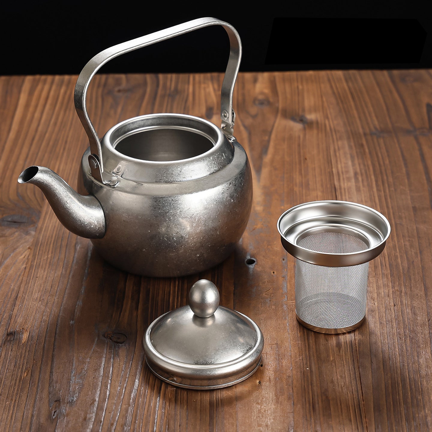 Yurtrain Korean Design Stainless Steel Lightweight Eco-Friendly Teapot Hand Washing Pot with Kung Fu Tea Set for Coffee & Tea