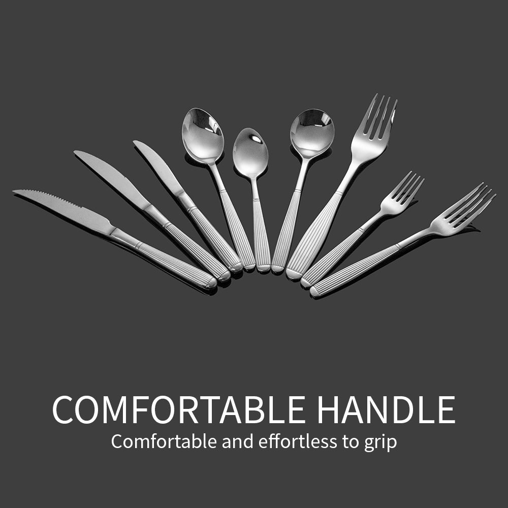 Yurtrain Art Decor Mirror Forks Spoons Metal Teaspoons Coffee Spoon Set Stainless Steel Flatware Wedding Cutlery Dishwasher