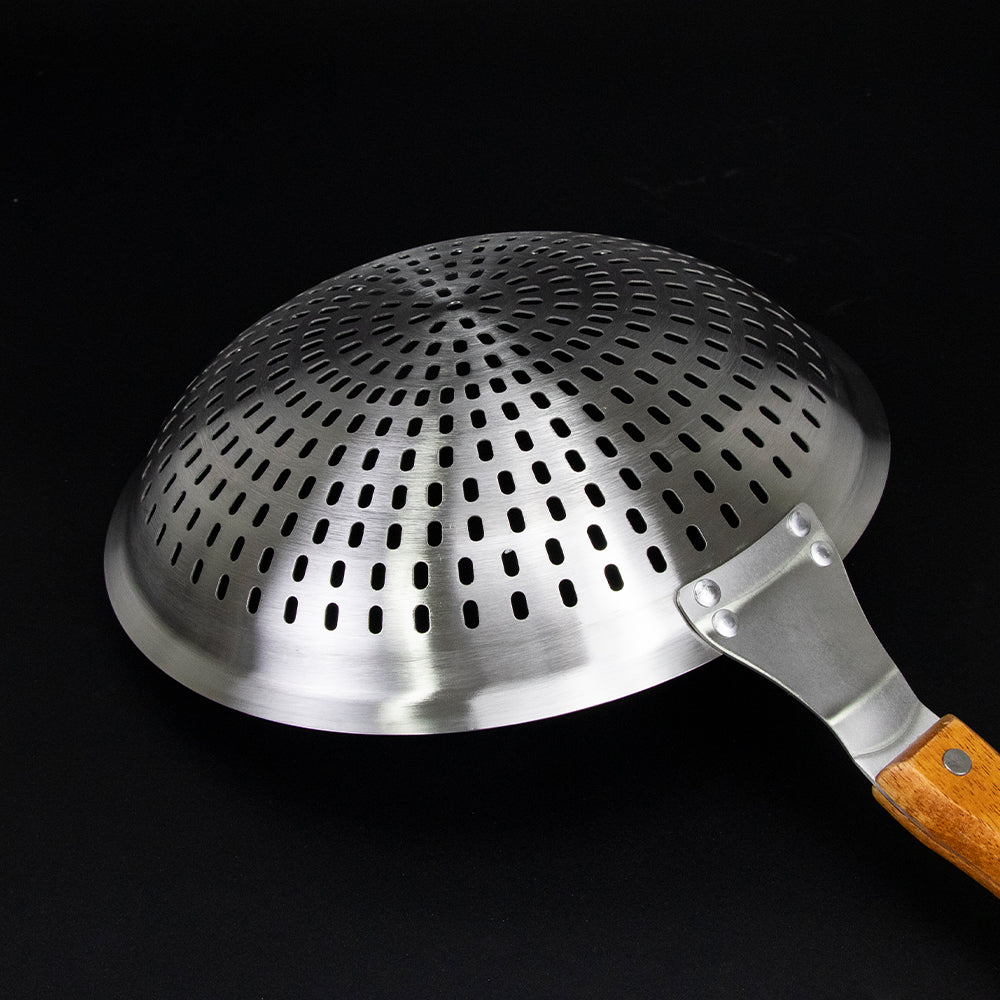 Yurtrain Stainless Steel Colander Pasta Noodle Strainer Skimmer Spoon Oil Pot Food Filter Cooking Kitchen Utensils