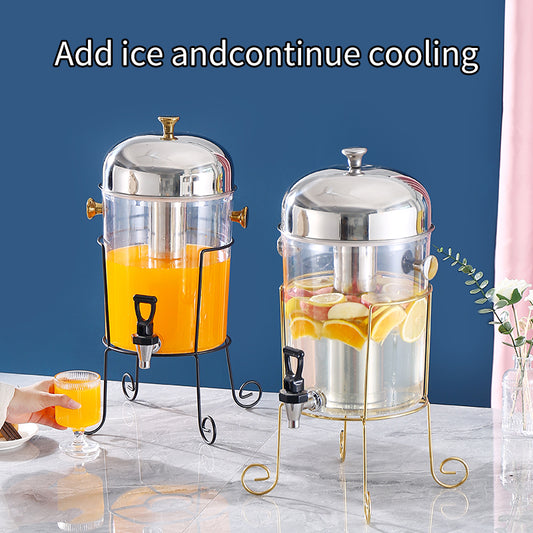 Yurtrain Commercial Juice Dispenser Machine Fruit Juice Drink Dispensers for Buffet Catering Wedding Party