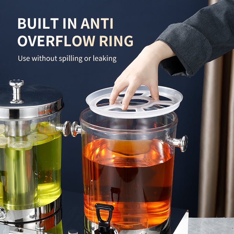 Yurtrain Summer Refrigerated Cold Buffet Beer Juice Drink Dispenser Machine Milk Juicer Dispenser Cold for Catering Material