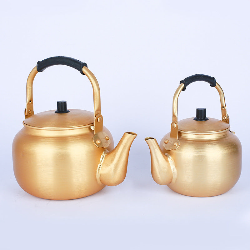 Yurtrain Korean Design Aluminum Alloy Kettle Large Capacity Multi-size Gas Eco-Friendly Lightweight Teapot