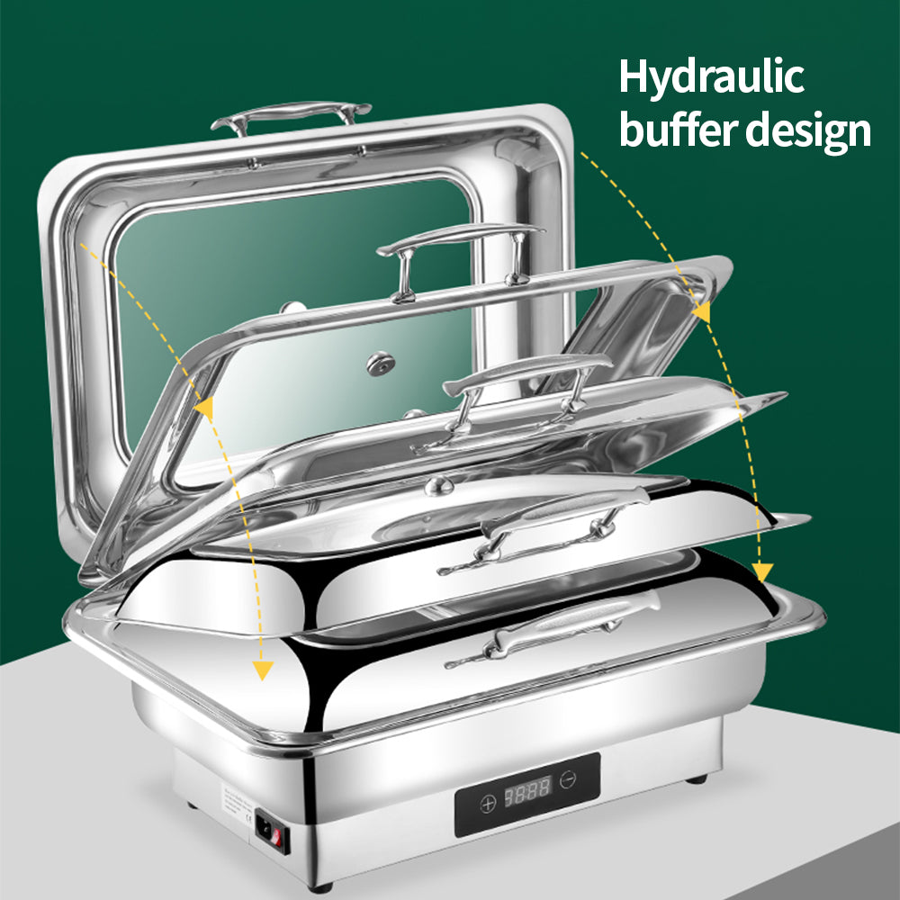 Yurtrain Stainless Steel Hydraulic Electric Buffet Cooker Wholesale Catering Equipment Food Warmer Set for Warming & Holding
