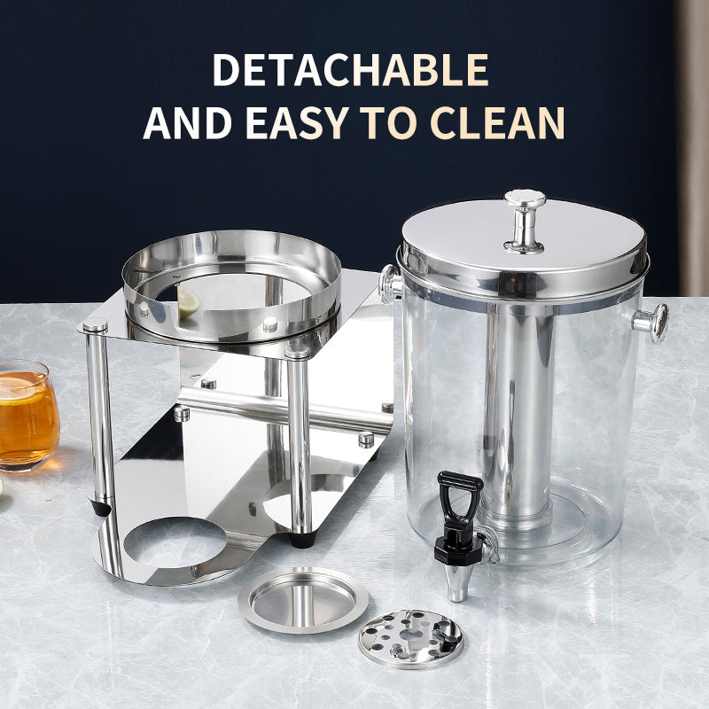 Yurtrain Summer Refrigerated Cold Buffet Beer Juice Drink Dispenser Machine Milk Juicer Dispenser Cold for Catering Material