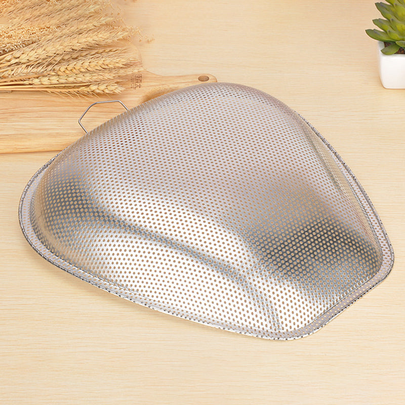 Yurtrain Kitchen Stainless Steel Punching Basket Rectangular Metal Basket for Rice Washing Fruit/Vegetable Drain New Design
