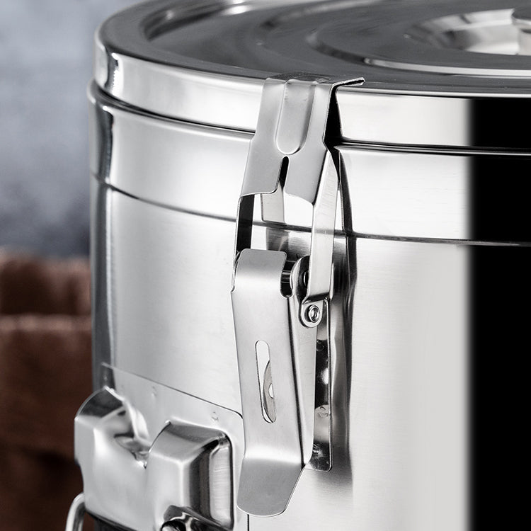 Factory Direct Sales High Quality Modern Commercial Restaurant Kitchen Stainless Steel Bottom Bucket Soup Cooking Pot