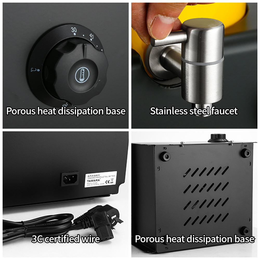 Yurtrain Commercial Electric Hot Milk Dispenser Machine Ceramics Drink Dispenser for Hotel Restaurant & Hospitality Supply