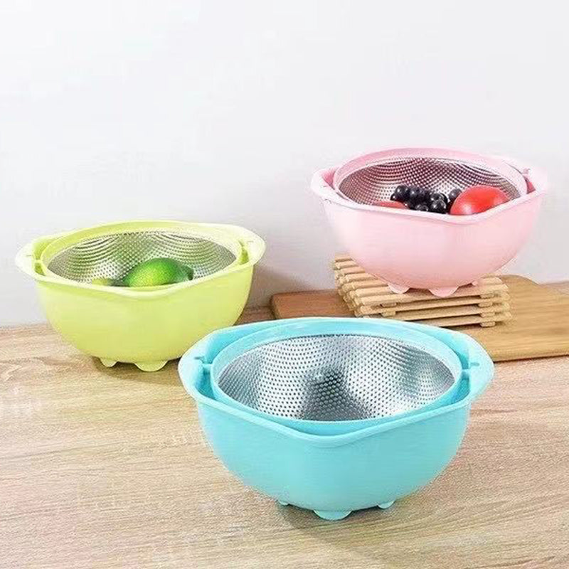 Yurtrain Fruit Basket Factory Wholesale Baskets Home Decor Fruit Metal Vegetable Bowl Stainless Steel Foldable Basket