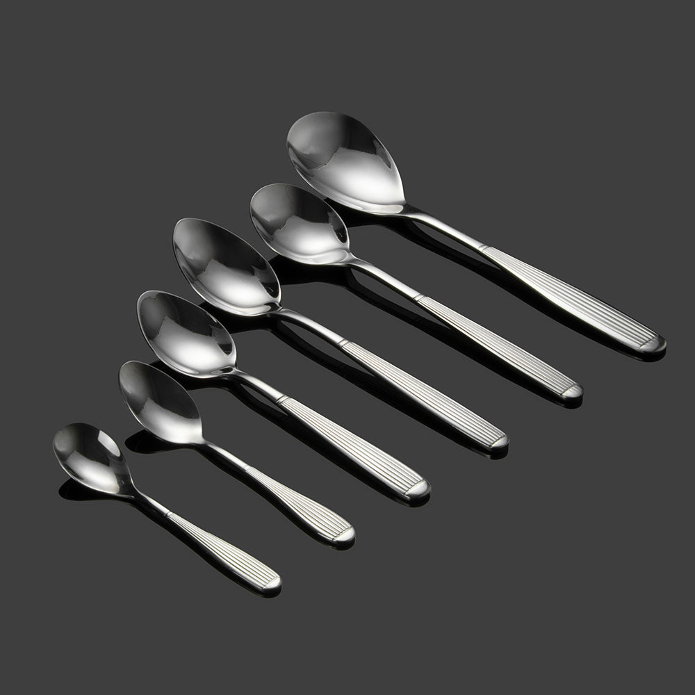 Yurtrain Art Decor Mirror Forks Spoons Metal Teaspoons Coffee Spoon Set Stainless Steel Flatware Wedding Cutlery Dishwasher