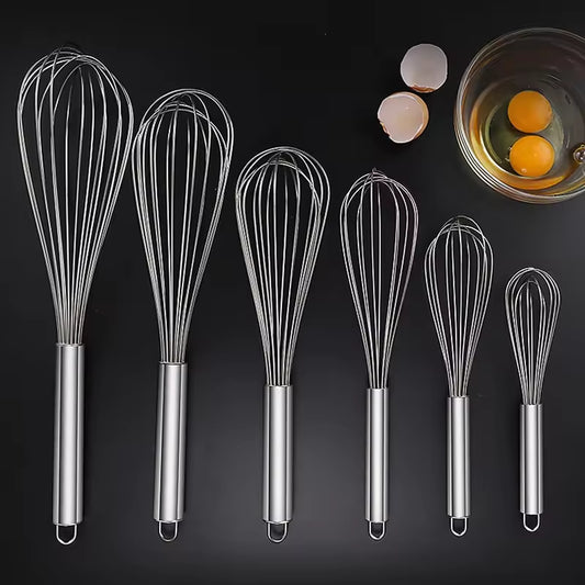 Yurtrain Portable Stainless Steel Beaters Whisk Balloon Wire Design for Blending Beating Stirring-Enhanced Version Dishwasher
