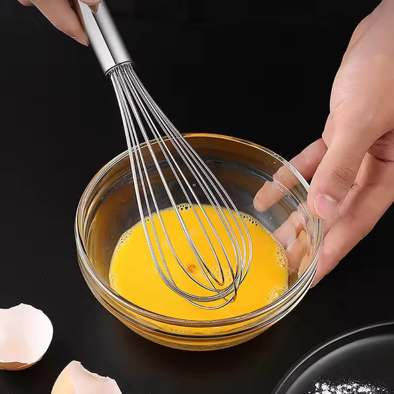 Yurtrain Portable Stainless Steel Beaters Whisk Balloon Wire Design for Blending Beating Stirring-Enhanced Version Dishwasher
