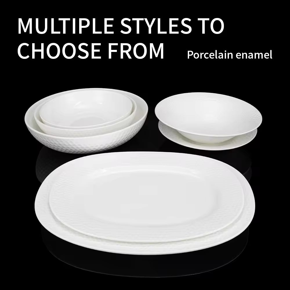 Yurtrain Bubble Western Food Plate Advanced Sense of Light Luxury Plate Restaurant Features Tableware Hotel Special Round Plate