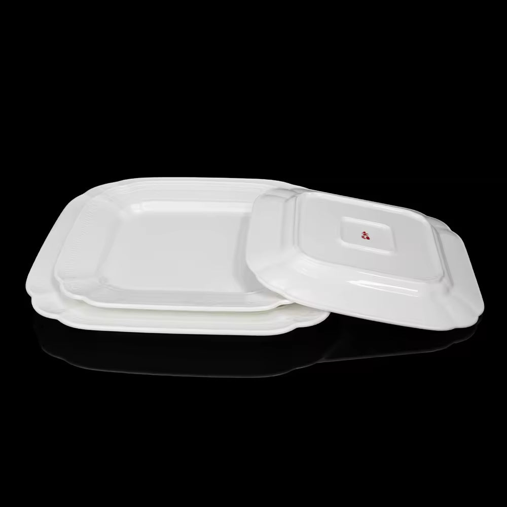 Yurtrain Wholesale Porcelain Plates Bone China Dinnerware Set Dinner Plates Royal Dinnerware Set Ceramic for Hotel Supplies
