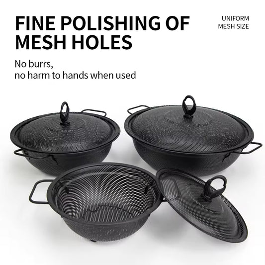 Yurtrain Kitchen Utensils with Lid Fruit Plate Washing Vegetable Drain Basket and Fruit Basket Wholesale Vegetable Cover