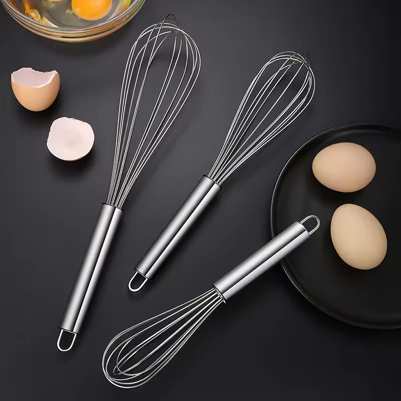 Yurtrain Portable Stainless Steel Beaters Whisk Balloon Wire Design for Blending Beating Stirring-Enhanced Version Dishwasher