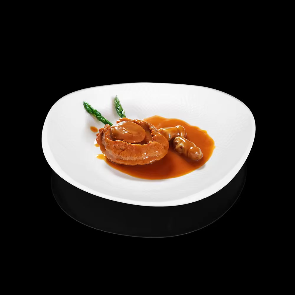 Yurtrain Restaurant Western Modern White Ceramic Porcelain Rolled Edge Dessert Salad Pasta Dinner Plate for Hotel