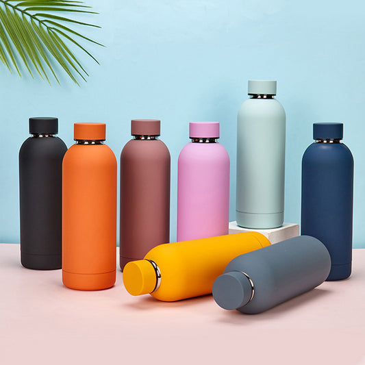 Custom Logo Double Wall Stainless Steel Tumblers for Outdoor Sports Portable Vacuum 350ML 750ML 1000ML Water Bottles Small Mouth