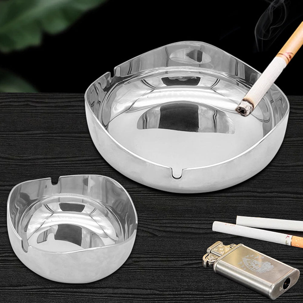 Wholesale Portable Stainless Steel Cigar Ashtray Plating Colors Europe Design Yurtrain Brand Model AS0001 Hotel/Restaurant/Home
