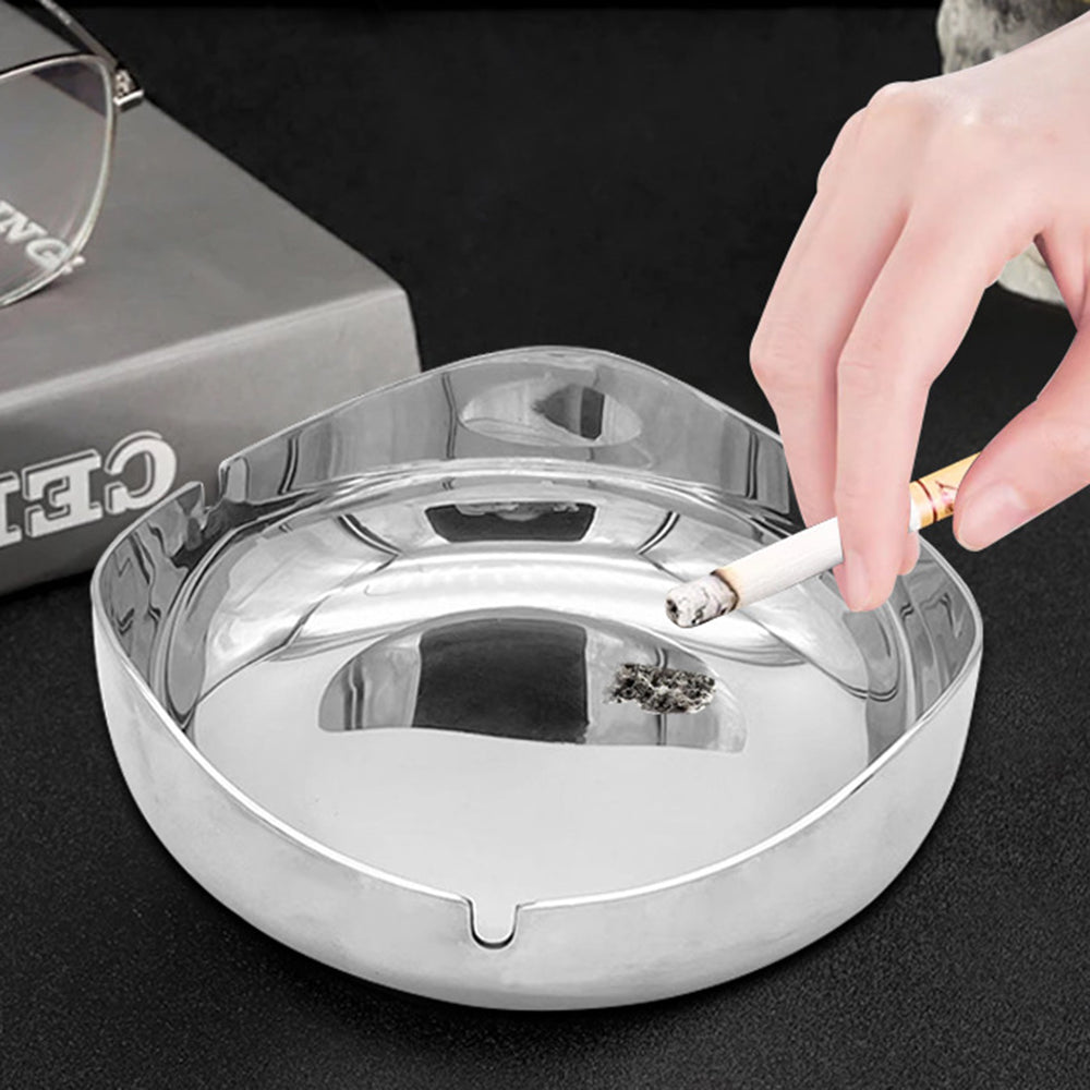 Wholesale Portable Stainless Steel Cigar Ashtray Plating Colors Europe Design Yurtrain Brand Model AS0001 Hotel/Restaurant/Home