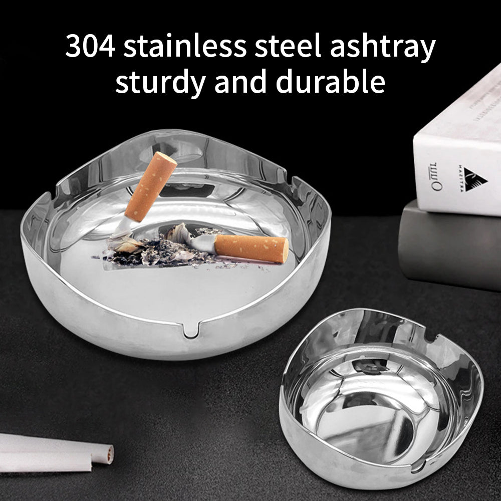 Wholesale Portable Stainless Steel Cigar Ashtray Plating Colors Europe Design Yurtrain Brand Model AS0001 Hotel/Restaurant/Home