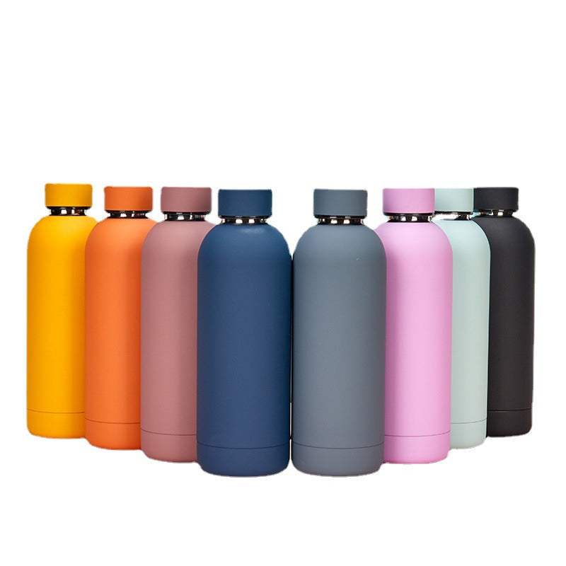 Custom Logo Double Wall Stainless Steel Tumblers for Outdoor Sports Portable Vacuum 350ML 750ML 1000ML Water Bottles Small Mouth